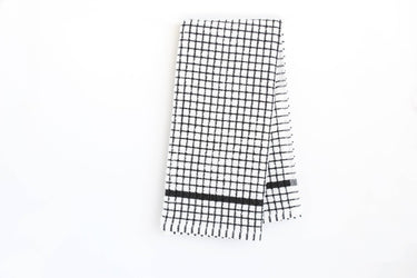 KAF Black and White Check Terry Dish Towel