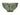 Green and white stoneware bowl