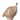 French White Ceramic and Bordeaux Red Speckled Guinea Hen