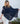 Mersea Navy Crochet Poncho