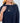 Mersea Navy Crochet Poncho