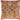 Decorative pillow with geometric pattern in earthy tones