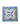 Scarvii - Vintage Botanical Border Square Scarf | Blue