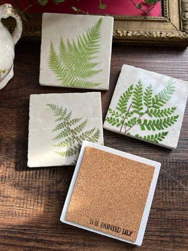 Ferns | Stone Coasters