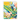 Colorful floral birthday card with text on a white background