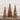 Lighted Grapevine Cone Trees- Set of 3