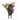 Decorative reindeer ornament with a scarf and mistletoe, featuring dimensions on a white background.