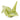 Urban Tokyo - Origami Crane Porcelain Chopsticks Rest 2"L Green