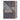 Folded fabric with gray and brown pattern on a white background