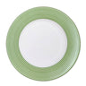 Caskata - Newport Stripe Verde Rimmed Dinner Plate