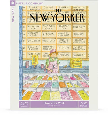 New York Puzzle Company - Flavor of the Week - 500 Piece Jigsaw Puzzle