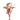 Andaluca pink larkspur dried floral mini bouquet