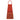 Red apron with nutcracker design on a white background