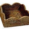 Rattan Scallop Cocktail Napkin Holder