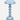 Pale Denim Bobbin LED Touch Lamp