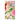 Caspari A Profusion of Flowers Shell Pink Beautiful Flowers set against a soft light pink background.