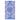 Caspari Indigo Garden Blue & Pink Guest Towel