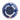 Grater plate blue and white
