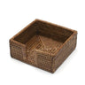 Caspari Rattan Cocktail Napkin Holder, Available at Welcome Home Annapolis