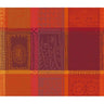 Red and orange placemat

