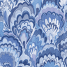 Caspari Marbled Ceramica Indigo Guest Towel