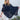 Mersea Navy Crochet Poncho