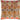 Decorative pillow with geometric pattern in earthy tones