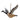 Decorative goose ornament with metal wings on a white background