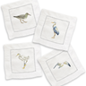 Sea Birds Mixed Linen Cocktail Napkin Set
